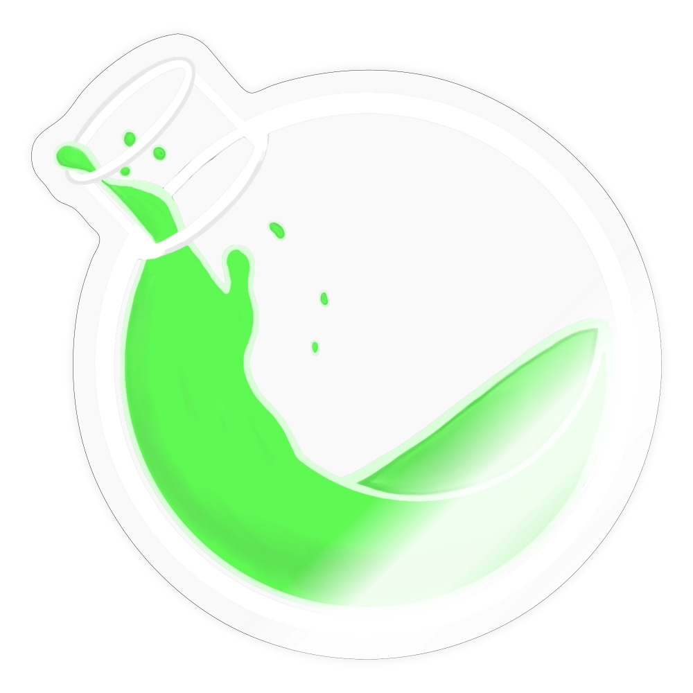 Greenelixr Sticker - transparent glossy